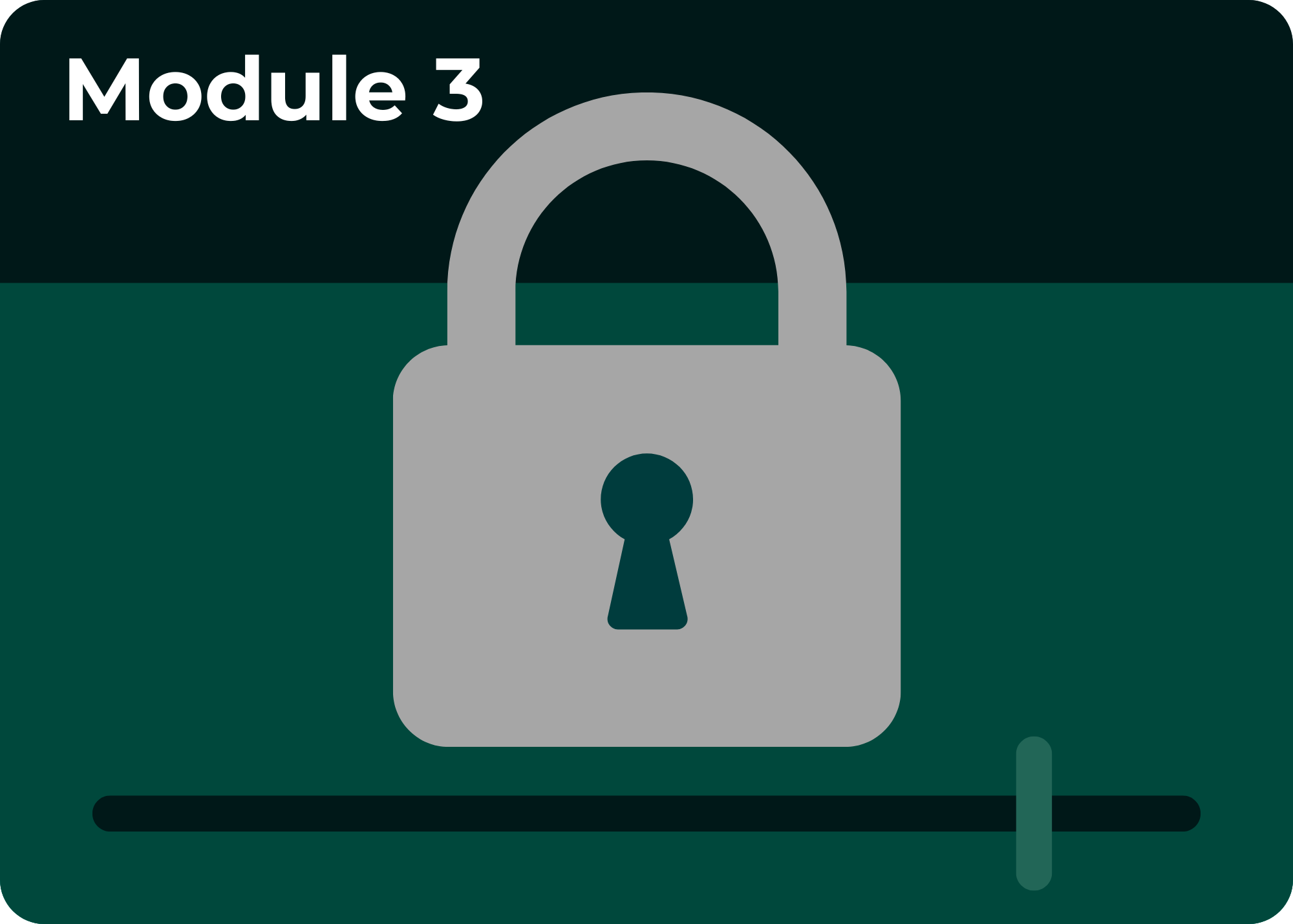 Image of padlock showing padlock is locked